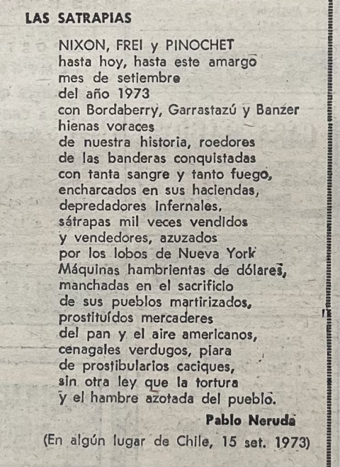 PaginaYLetras's tweet photo. El último Poema de Neruda https://t.co/1IYbTpRC2C