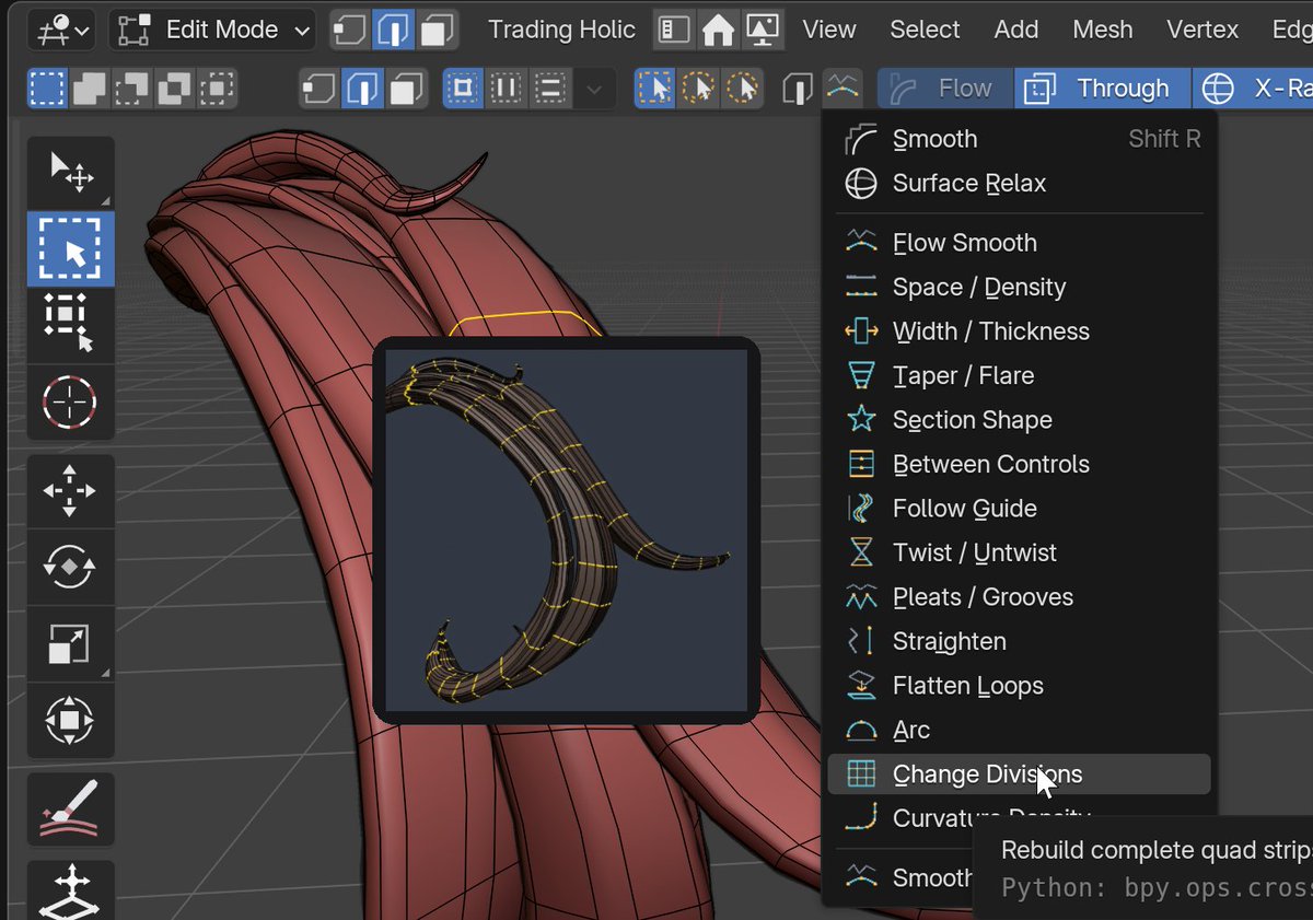 cvELD_info's tweet photo. cvELD XRay XLoop #b3d
18種類のエッジループリラックス機能。

Softimageの頂点エッジフェース自動切り替え選択の「ムーブコンポーネントツール」

ポリゴンの裏まで一気に選択。矩形で一気に縦か横ループ選択。（ウェイトペイントモードでも！）

まもなく登場。 https://t.co/9kvEyqHO03