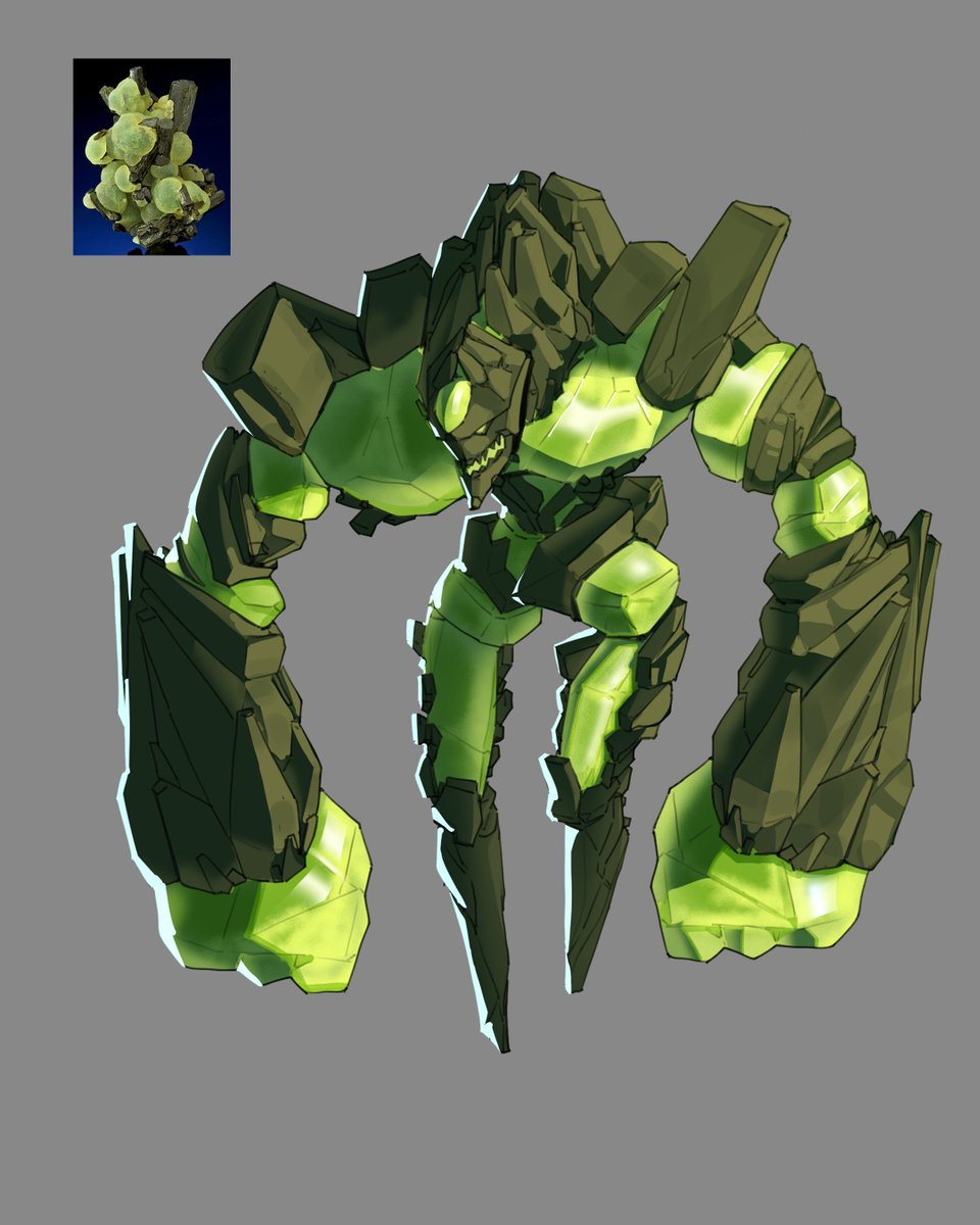 patricksimatup1's tweet photo. Conceptcore daily: Prehnite

#conceptcore #characterdesignㅤ https://t.co/tUucTGSRMu