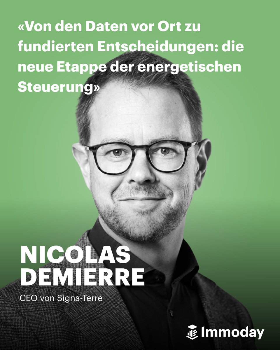 Immoday_ch's tweet photo. «Von den Daten vor Ort zu fundierten Entscheidungen: die neue Etappe der energetischen Steuerung» Nicolas Demierre, CEO von @SignaTerre, :
https://t.co/1wM8wIDnFI

#Nachhaltigkeit #Immobilienportfolio #KI #Energiedaten #Dekarbonisierung https://t.co/sdQxCmO7BE
