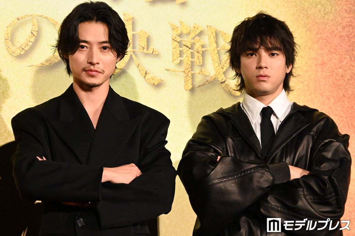 modelpress's tweet photo. 【写真追加📸】山﨑賢人・山田裕貴ら

「キングダム 魂の決戦」超特大ヒット御礼舞台挨拶
https://t.co/T9v4RdA56O

◽️山﨑賢人「魂をぶつけ合えた」
◽️山田裕貴、山﨑賢人の責任感に感銘
◽️万極の幼少期役・榎本司も登壇 https://t.co/bY7tq46Zgp