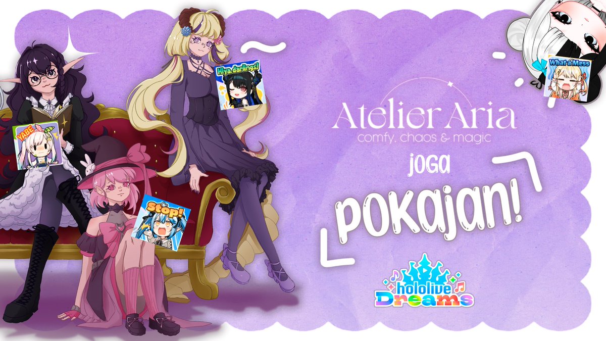 Aria_Atelier's tweet photo. ◟★ POKAJAN do Atelier‼️ 

▶️Sexta-feira às 20h! 
Bora jogar cartas, quem será que vai ganhar dessa vez? Valendo um pedaço do rabo do Uni~ https://t.co/lLfKz8B6Tx
