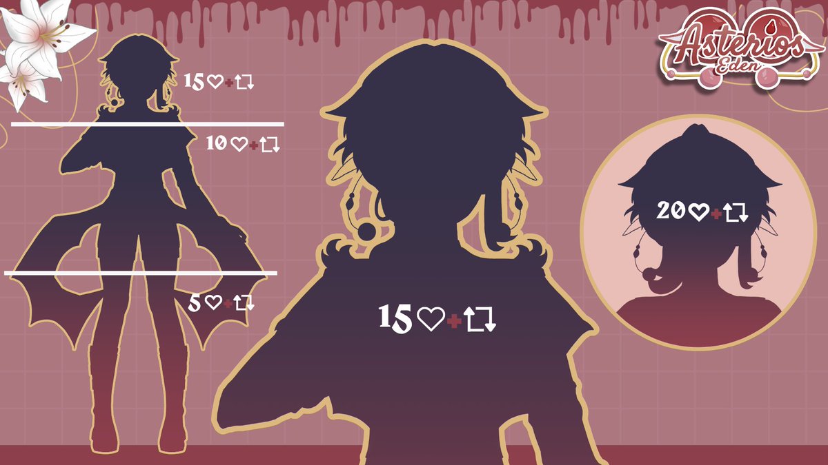 asterioseden's tweet photo. 🤍🩸 3.0 Model Reveal 🩸🤍

I'm finally working on a new model! I just need a biiit more blood to transform...

Will you help me out, Sanguis Dei?

🤍 + 🔁 = UNLOCK ME!
[ #vtuber | #modelreveal ] https://t.co/VxOQQrWTCg