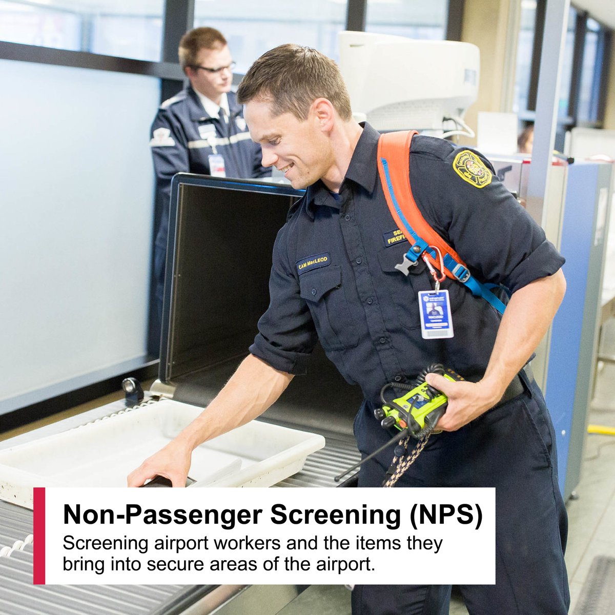 catsa_gc's tweet photo. 2/3 Our responsibilities include screening checked baggage, screening non-passengers like airport workers and flight crew, and the Restricted Area Identity Card (RAIC): the management of the system that uses iris and fingerprint biometric identifiers to allow authorized non-passengers access to the restricted areas of airports.