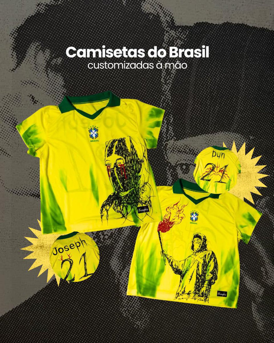 spookycliquebr's tweet photo. #Presentop 🇧🇷❤️

Um pedacinho do que a gente construiu juntos chegou até o @twentyonepilots.

Fãs, portais e artistas se uniram para transformar carinho em presentes que agora fazem parte dessa passagem inesquecível deles pelo Brasil. 🥹

Veja todos os detalhes no post completo do Instagram: https://t.co/fM44iwjxnr
