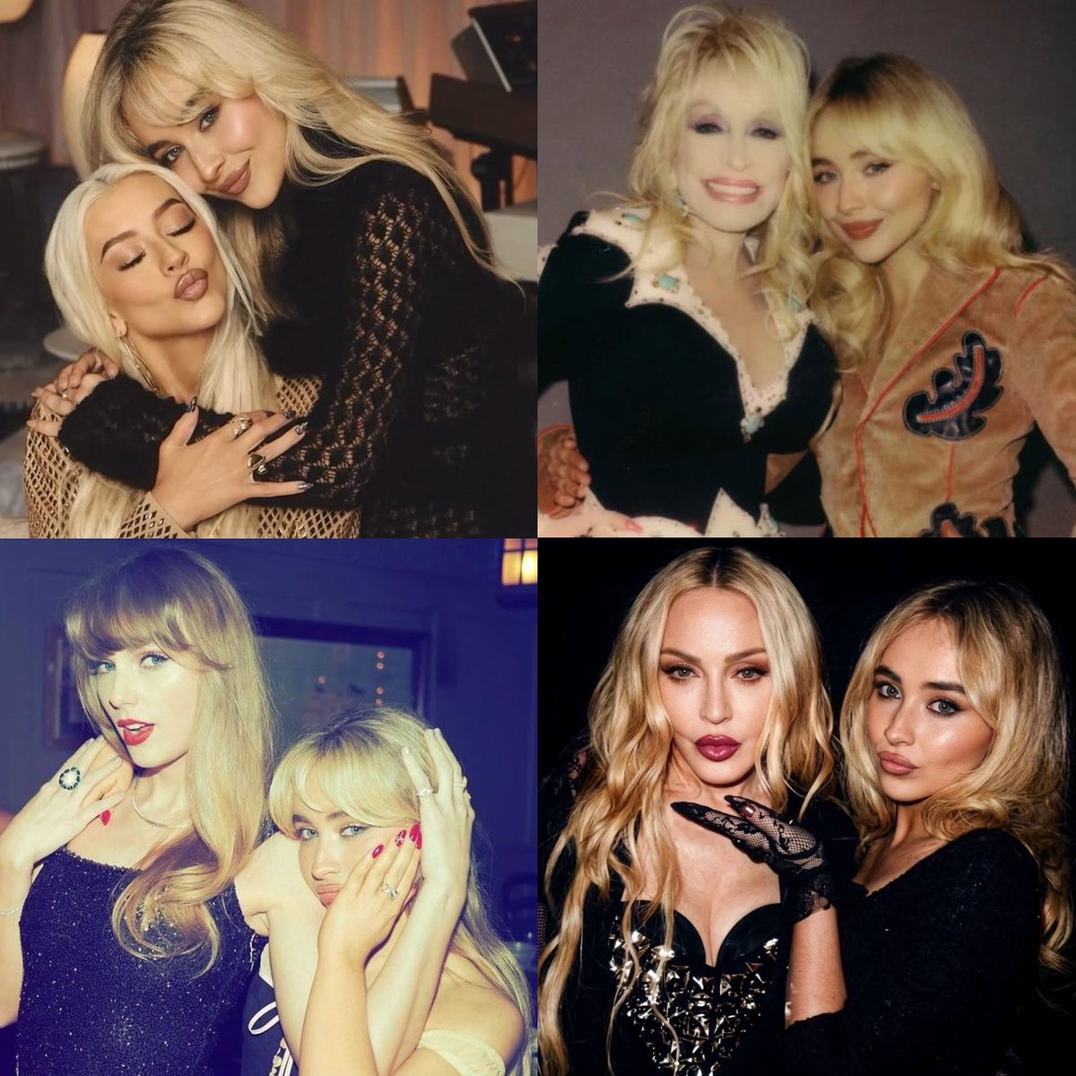 bedchem's tweet photo. sabrina is loved by every generation of iconic blondes https://t.co/64FoafshBq
