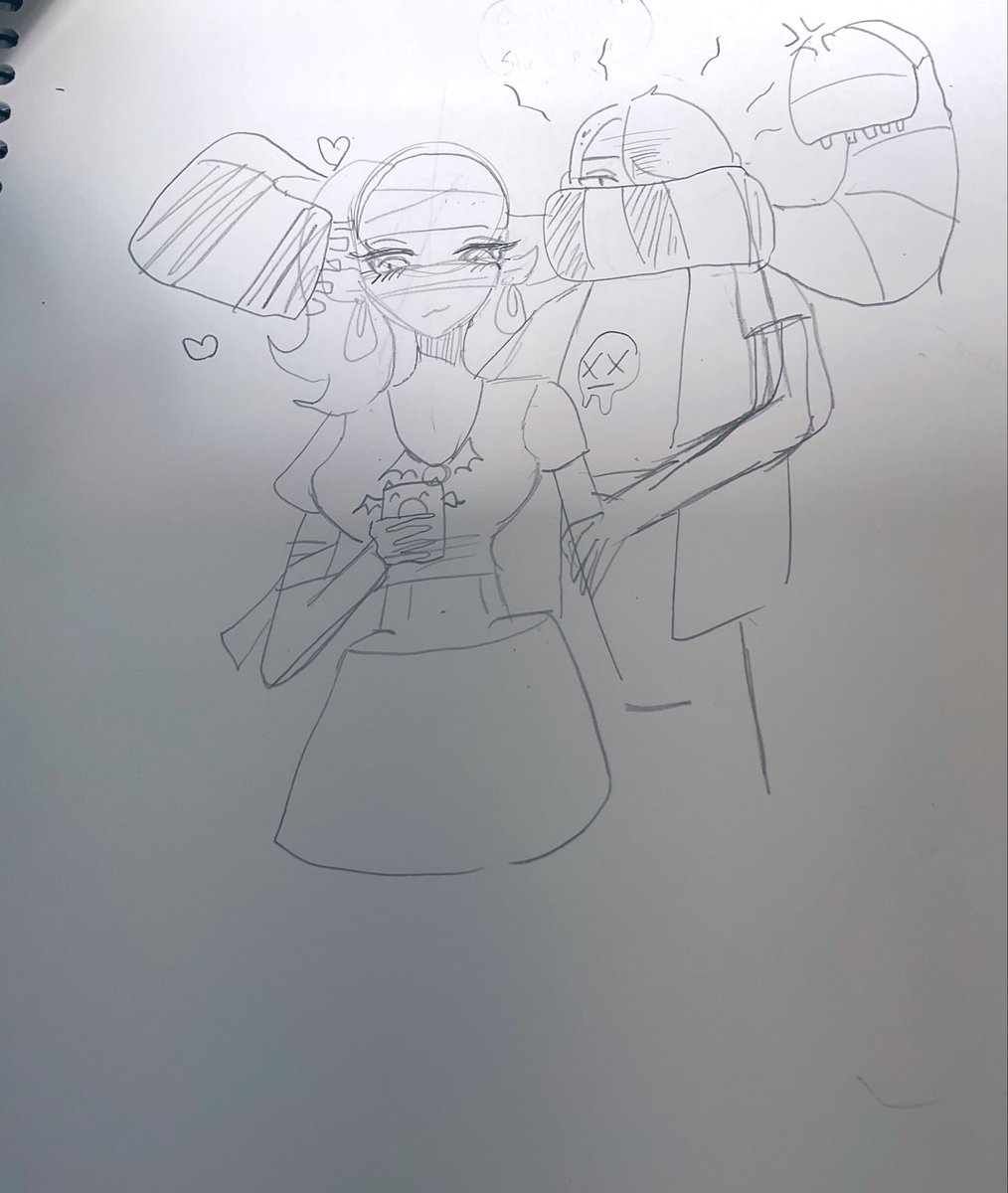 OMA_lovesEMZGAR's tweet photo. I was so tired and busy today that all I could draw was this low-quality EMZGAR doodle 😭 I’ll try to draw a prettier, higher-quality EMZGAR piece tomorrow! 🫡 (i mean 9/17!)

#Emzgar #emozombie https://t.co/hP3fXHmhy5