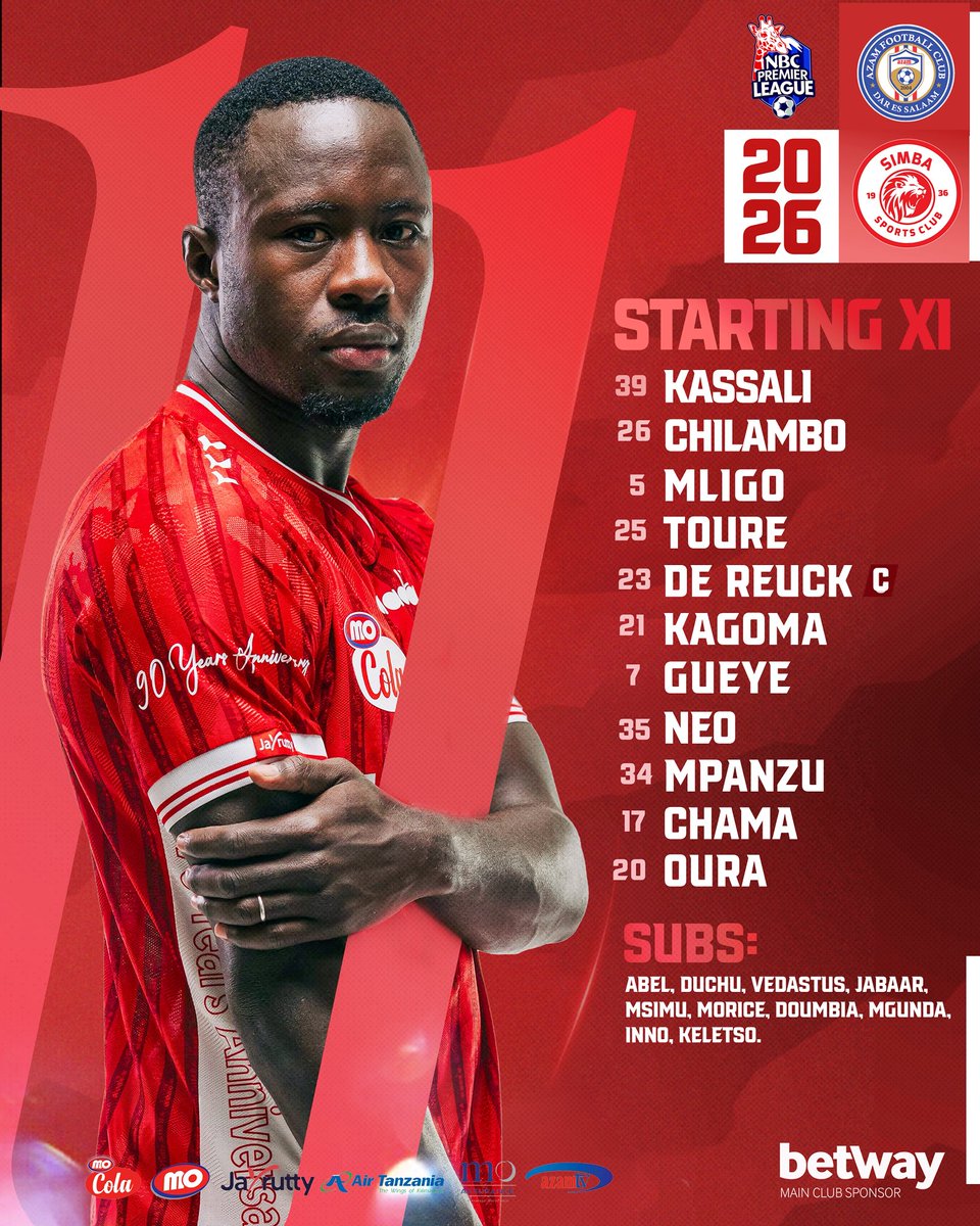 SimbaSCTanzania's tweet photo. MNYAMA. #NBCPremierLeague #NguvuMoja https://t.co/vJ0Jd3OOT3