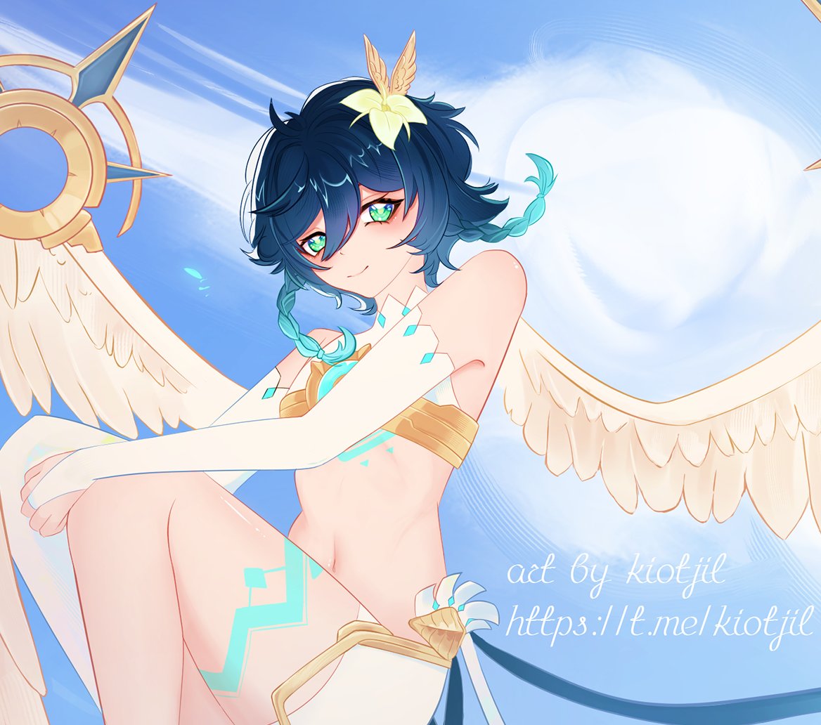Kiotjil's tweet photo. The wind of freedom blows for everyone.
Venti fan art <3
#venti #GenshinImpact #art ㅤ https://t.co/XrZv68xiv5