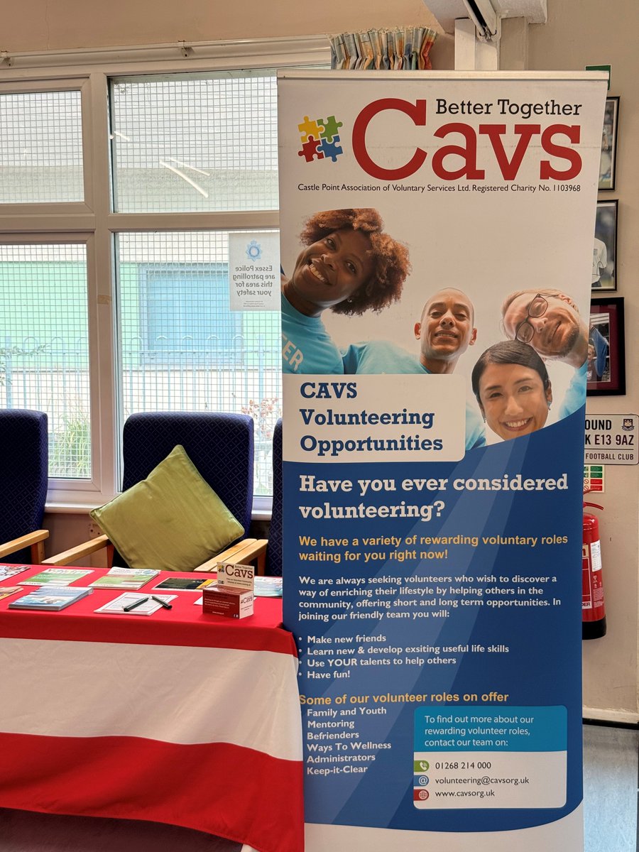 CastlePointAVS's tweet photo. It was great to be out in Canvey Island on Saturday for the CISCA House Services Open Day! 

It was a fantastic opportunity to meet local residents, answer questions, and provide advice on the different services and support we offer at CAVS.

Thank you to everyone who came along and took the time to speak with us. 
#CAVS #BetterTogether #Volunteering #CommunitySupport