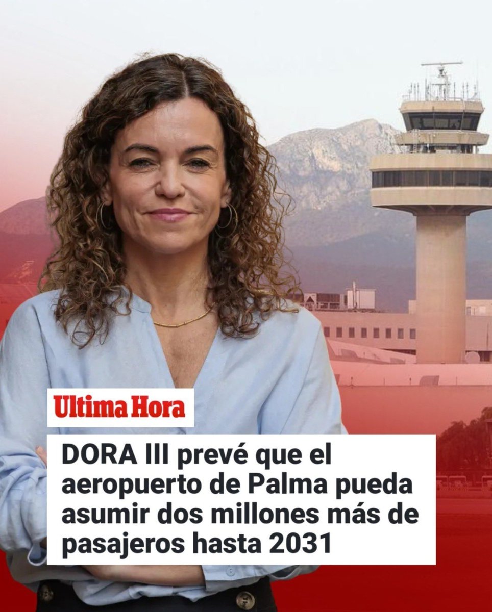 MSalomeCab13111's tweet photo. @PSOE pide decrecimiento en #Balears mientras amplia los aeropuertos desde #Madrid y preve 50 millones d pasajeros 2031
@PSOE se suma a manifestaciones contra la saturación mientras @Rosanchezgrau baraja llegar a 100 millones d turistas en España en 2026
Hay algo más cínico? https://t.co/i5SxwEgktq