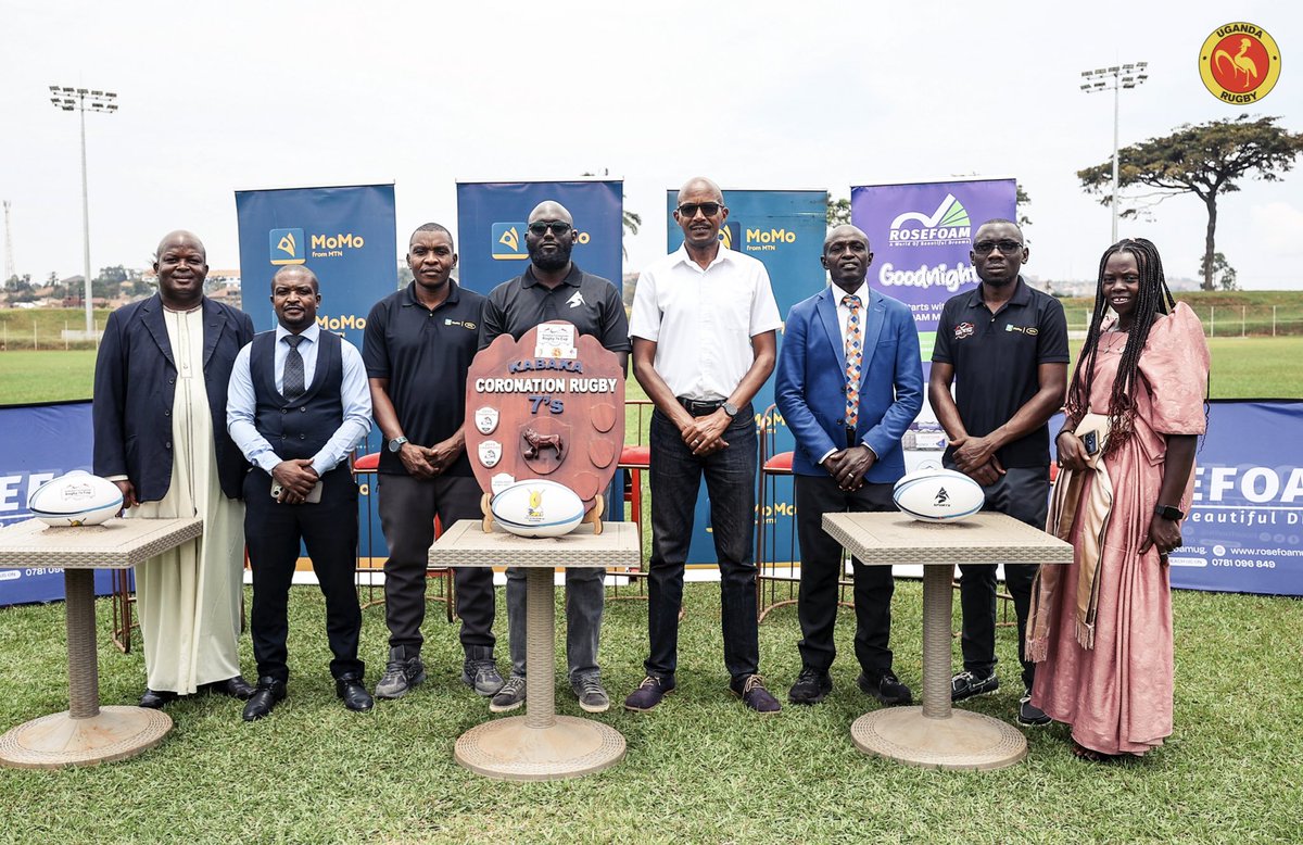 Uganda7series's tweet photo. 2026 Kabaka Coronation Rugby 7s Launched earlier today at Muteesa II Stadium, Wankulukuku. ⚡🏆

The Final Stop kicks off this Friday with electrifying action under the floodlights! 

Let the showdown begin! 🔥
#UgRugby7sseries https://t.co/19AUkDxOC2