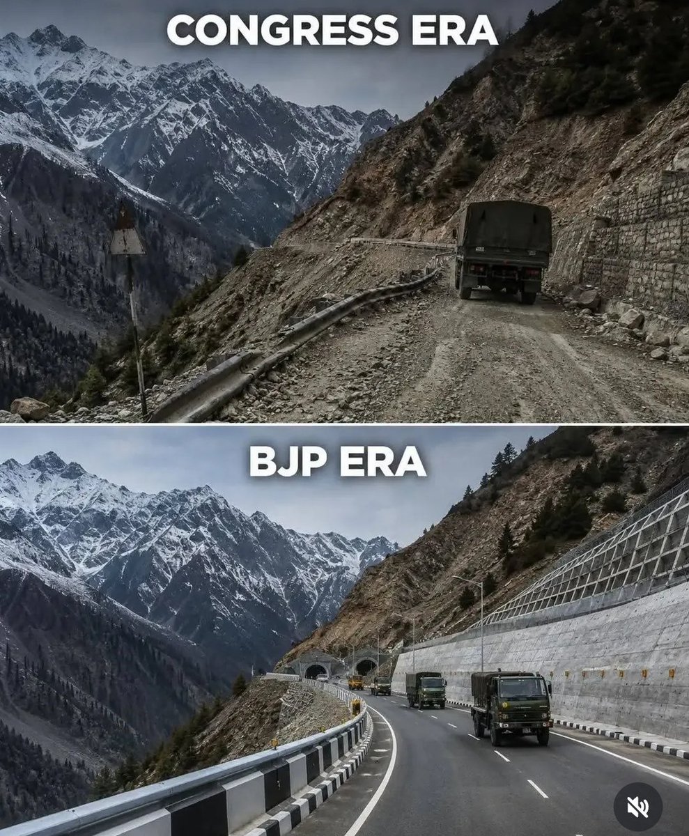 bholination's tweet photo. The difference between 60 years of corruption and 12 years of development. 🔥

Another reason why I like Modi Ji. ❤️ https://t.co/VdhBVG6XnV