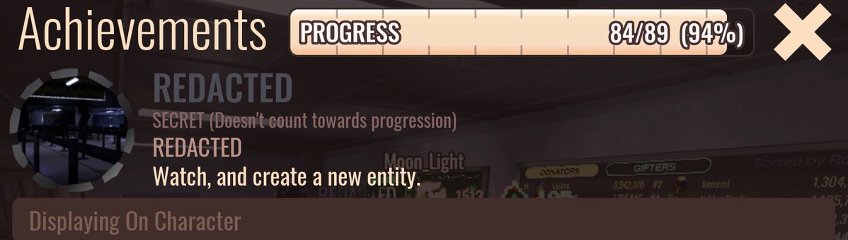 GuidingLightDrs's tweet photo. I just got the REDACTED badge, even though I died instantly, but at least I got it. https://t.co/ZpeGPBgSaT