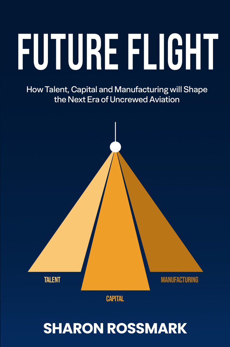 robinrmurphy's tweet photo. I recommend Sharon Rossmark’s Future Flight (https://t.co/XvEzuqv0YL). If you fly drones for public safety, deal with aviation policy, or are trying to turn good missions into lasting programs at your agency, this is worth your time. Many useful drone opportunities already exist. The gap is talent, capital, and manufacturing—the pieces that decide whether a flight becomes a capability. Sharon spent a decade with the people building the commercial drone ecosystem. She is a business leader, not a researcher, and that perspective is rare. I hope you’ll read it.