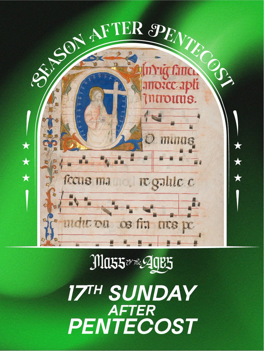 massoftheages's tweet photo. This is what heaven sounds like… — Seventeenth Sunday after Pentecost Gregorian Chant
Listen to the propers of the Mass https://t.co/Cps73zOmZT
#Massoftheages #Gregorianchant #FlorianiSacredMusic #SacredMusic https://t.co/gNv0raDGFW