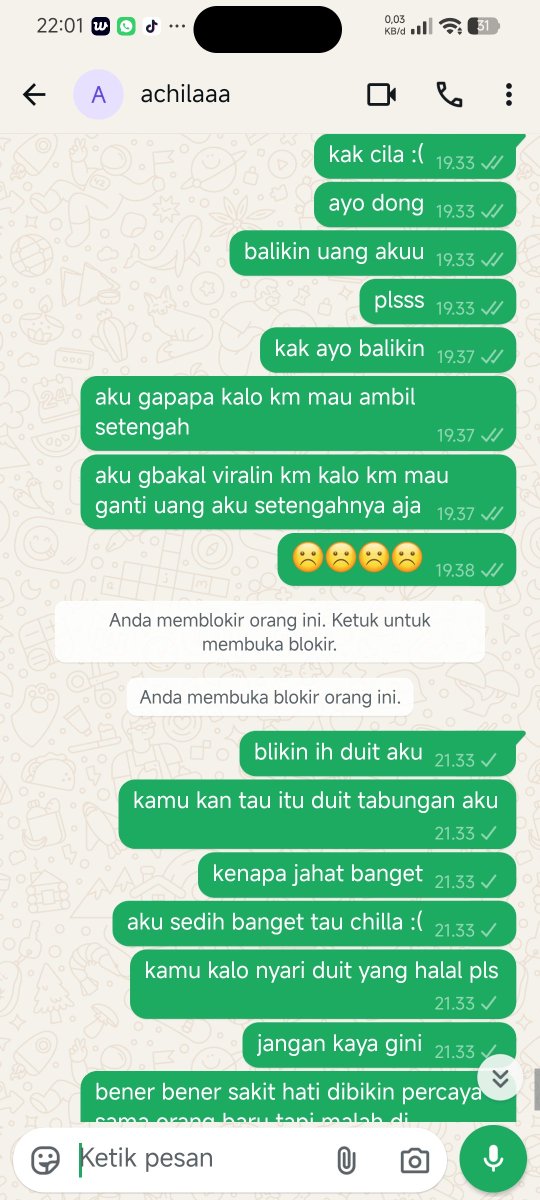 ahnkeonhois's tweet photo. ⚠️ hati-hati yaa sama orang ini, aku baru aja kena scam. buat kedepannya kalau transaksi sama dia, tolong lebih teliti dan jangan gampang percaya sebelum semuanya jelas. no telp +62 857-0671-3816, tiktok @chls1aa_ https://t.co/mD27qBv520