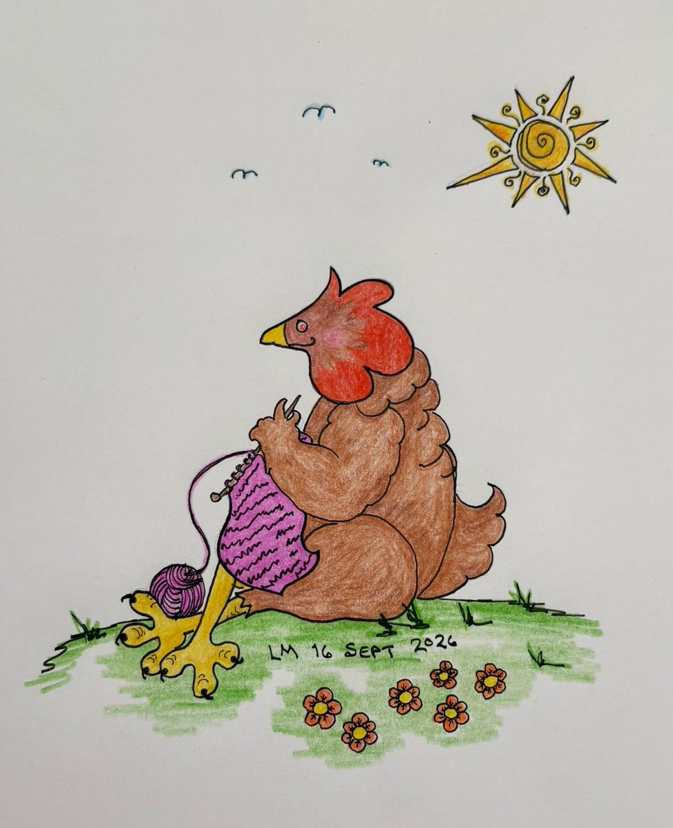 LindaMedina5's tweet photo. Wednesday’s #ShapeChallenge at @StudioTeaBreak - “Today I think I’ll just knit…” https://t.co/5OwN83jrrz