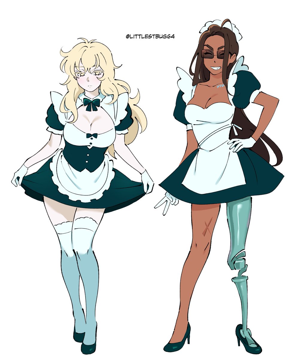 littlestbug64's tweet photo. Maid Luhyuri #luhyu #ALNSTㅤ https://t.co/mGZZ2QWTxf