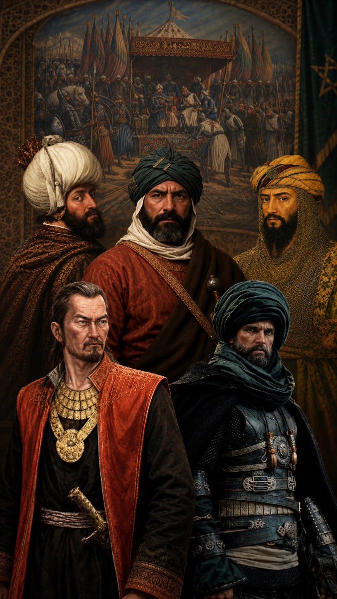 sdc17_07's tweet photo. 8 years ☪️ vs 800 years ✝️
Solo (Muslims) vs Squad (Crusaders)
#yusuf_ibn_tashfin #Yaqub_al_Mansur
#salahuddin_ayyubi #Bayezid #Baybars https://t.co/44I7lzUbWT