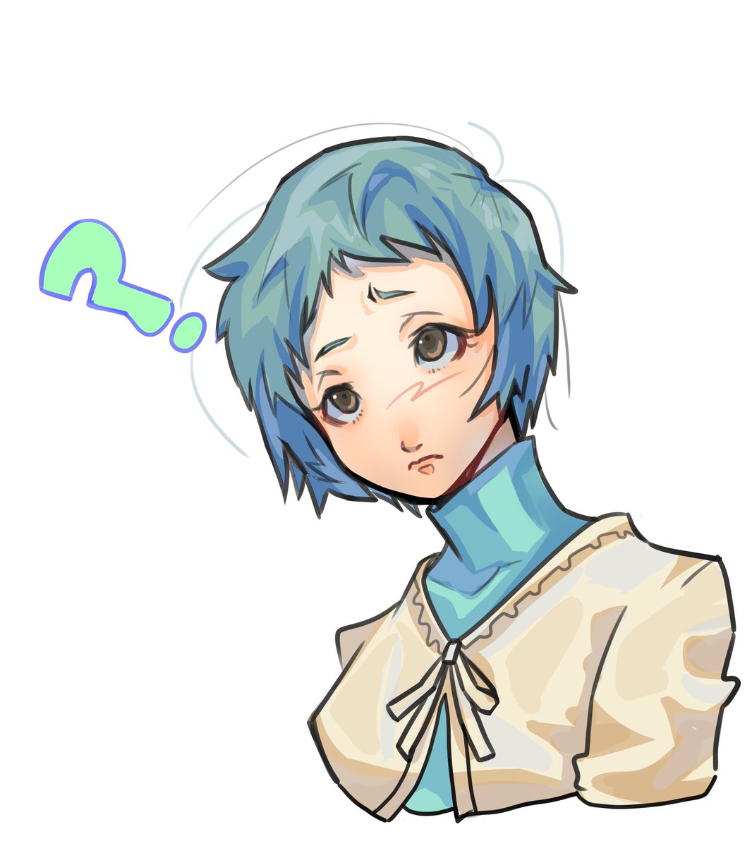 Starry_bu's tweet photo. #fuuka #Persona3 #Persona
Trying a new coloring style she is so confused I'm crying. https://t.co/nybP6chIG8