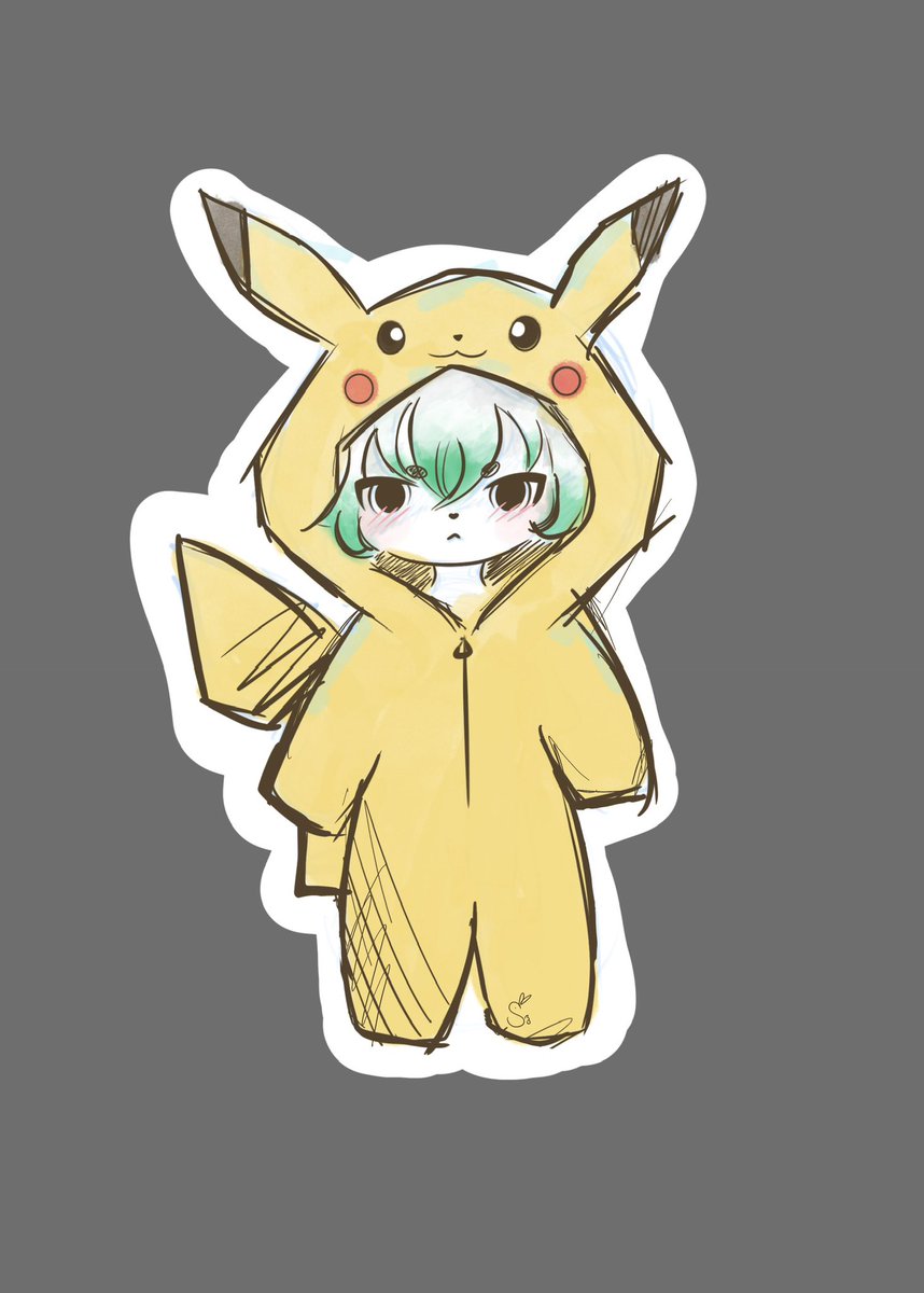 StrawBunnyS_Art's tweet photo. Quick sketch of a little guy in his jammies @spronk_vrc https://t.co/M8CUOYPRDG