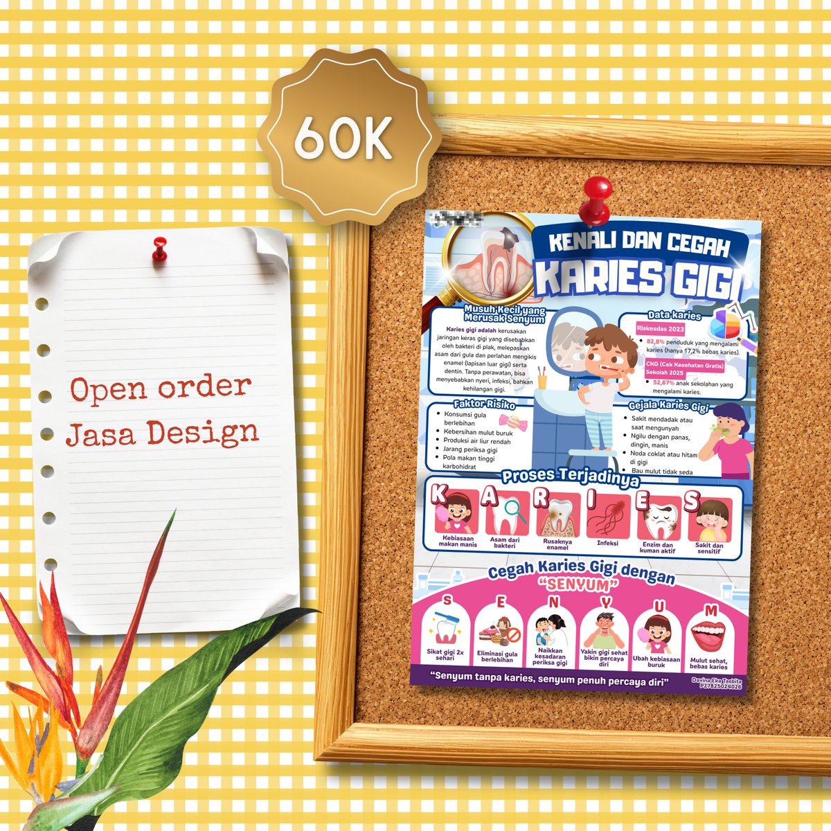 liyshandd's tweet photo. Gaiiis pemesanan sudah normal kembali yah 🫶🏻
semua desain ready to order 😍✌🏻

🥝  Poster (A4,A5 maupun A3)
🥝 Leaflet / Brosur
🥝 Booklet 
🥝 Infografis 

👇🏼Sila klik link untuk pesenan 👇🏼
https://t.co/o72Rzqqr7P
#zonauang #zonajajan #jokiposter #jokileaflet #jokibooklet https://t.co/Eh1mP49qoo