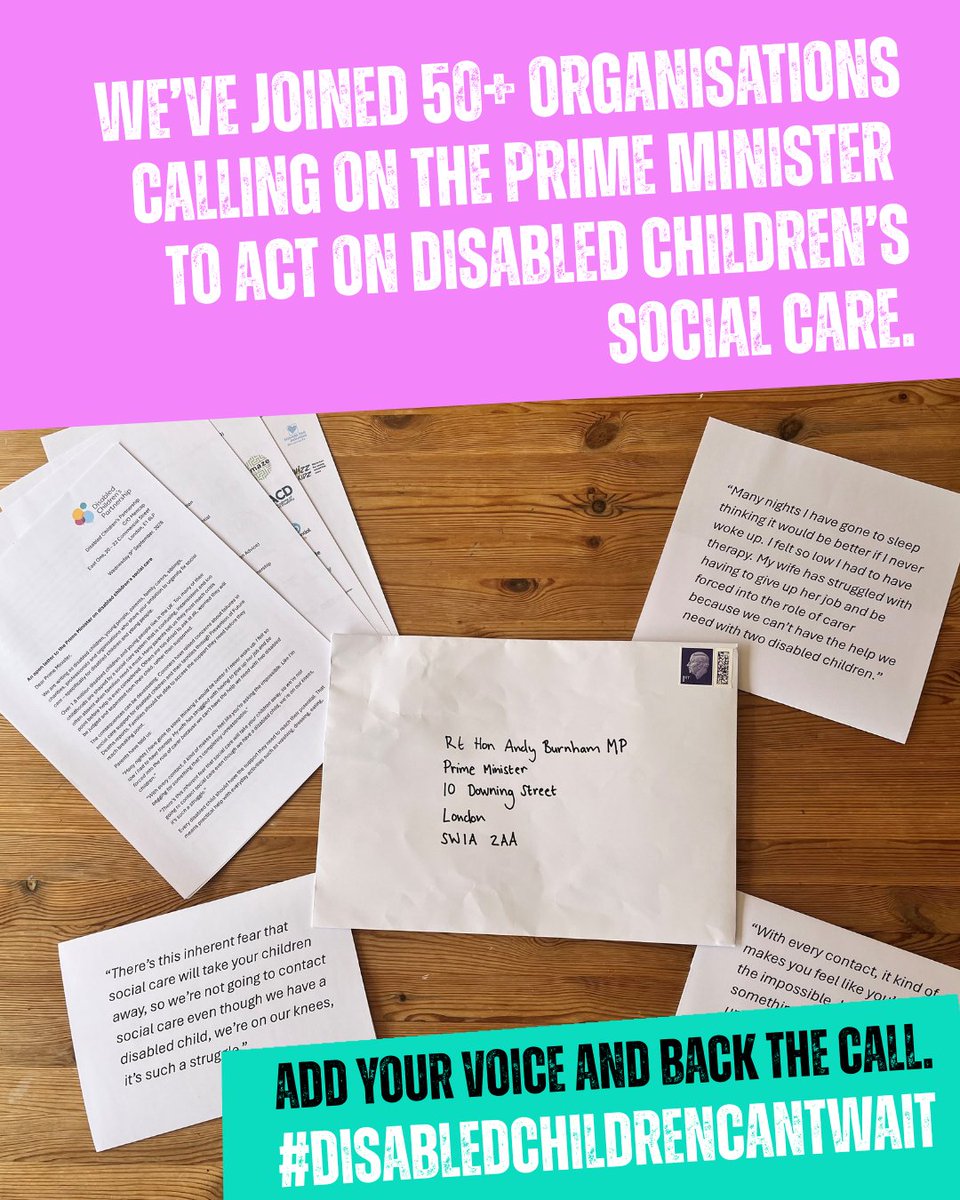 IncludeMeTOO's tweet photo. Include Me TOO joined 50+ organisations calling on the Prime Minister to act on disabled children’s social care.
The recommendations are on the table. Now Government must act.

We’ve signed the open letter. Have you? 👉
https://t.co/t54jGAtwP0

#DisabledChildrenCantWait https://t.co/LAoUNafIRk