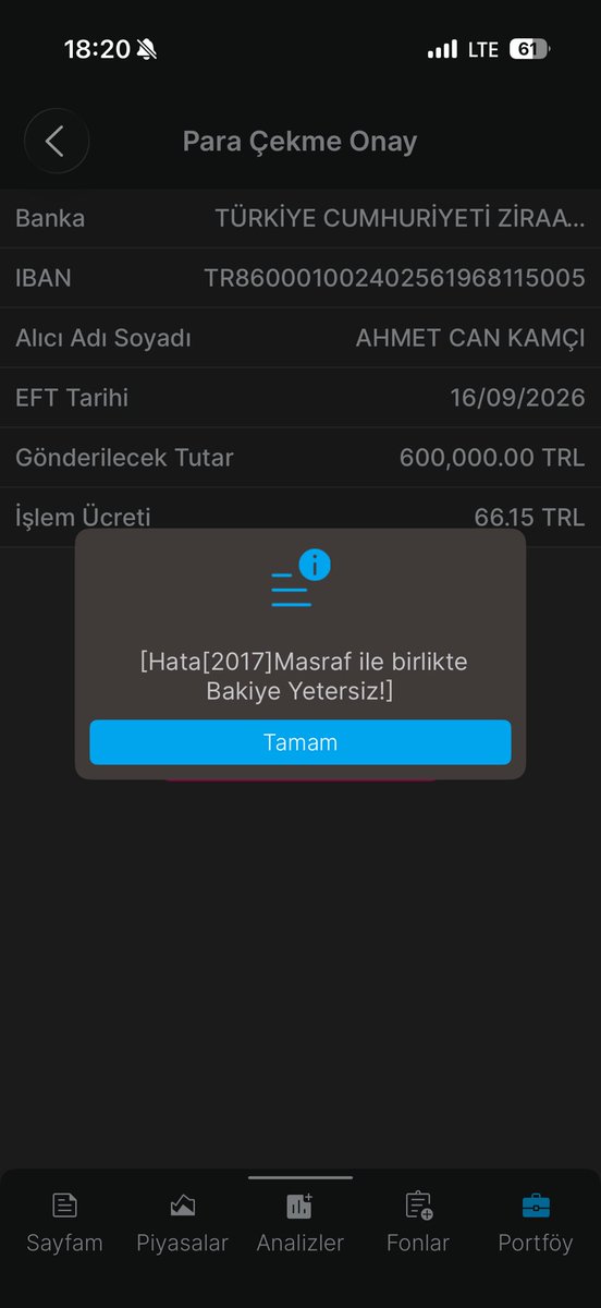 Bomber061006's tweet photo. @1finansalozgur Para geçti ama çektirmiyor Tera https://t.co/mM5wuuyeYY