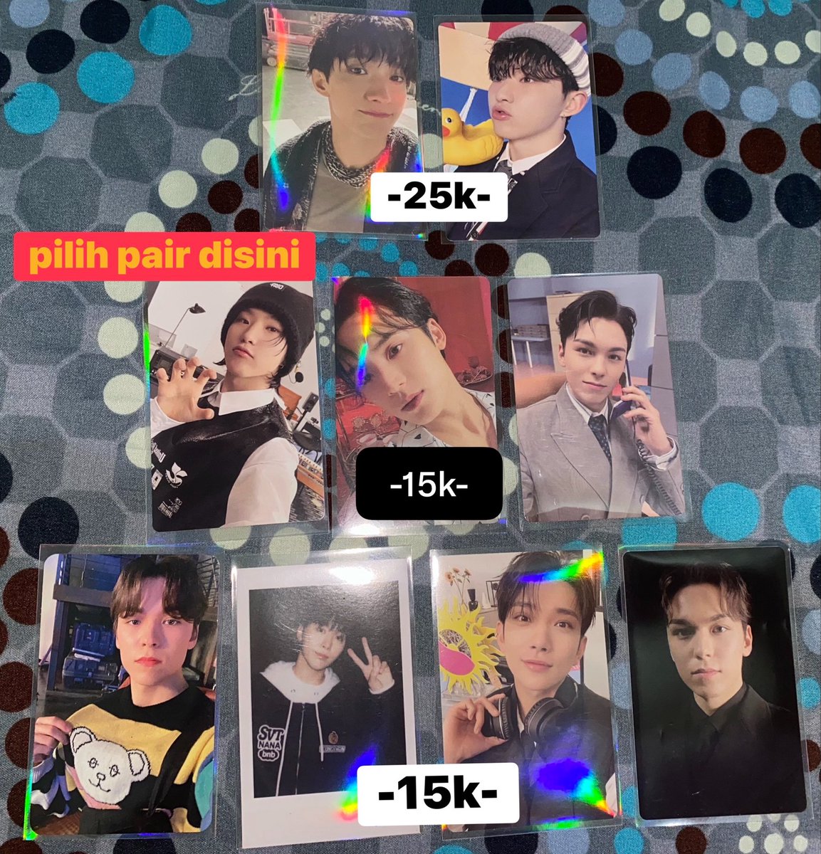 pupzyee's tweet photo. #wts want to sell
photocard seventeen

take bulk/ min take 3
✅ rd kamar
✅ vidcon
✅ keep event w/dp 50%
✅ split pag cod oyen
exc adm 15%, exc packing 5k
📍cirebon https://t.co/AXV0vQUBWu