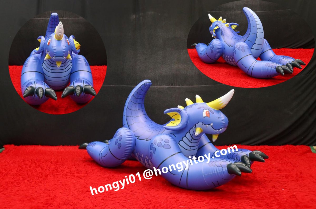 _Charlie_Cho's tweet photo. New Design Inflatable Blue Dragon 
#Dragon #Inflatable #Custom #Cute #PVC https://t.co/uPYaVG1J73