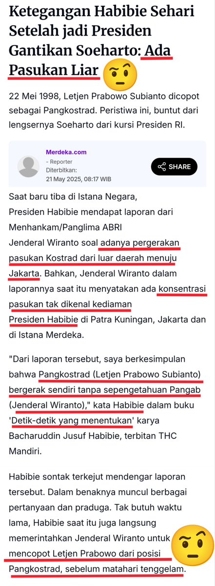 gumpnhell's tweet photo. wowo mah dipecat pas mau kudeta Presiden Habibie. 🙄

#menolakforget https://t.co/wkOzVdglvC