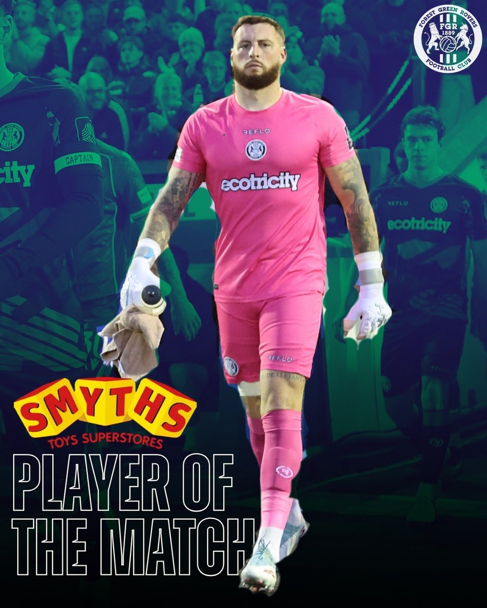 FGRFC_Official's tweet photo. 🏆 The fans have spoken, and they have chosen Ethan Ross as the @SmythsToysUK POTM against Carlisle.

👏 Thoroughly deserved after recent performances Ethan!

#WeAreFGR💚 https://t.co/CsyA5pztaQ