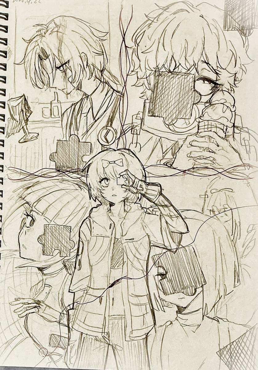 XH_Evildoer's tweet photo. 我从回忆里拼出你们 https://t.co/9EjfTRugwH