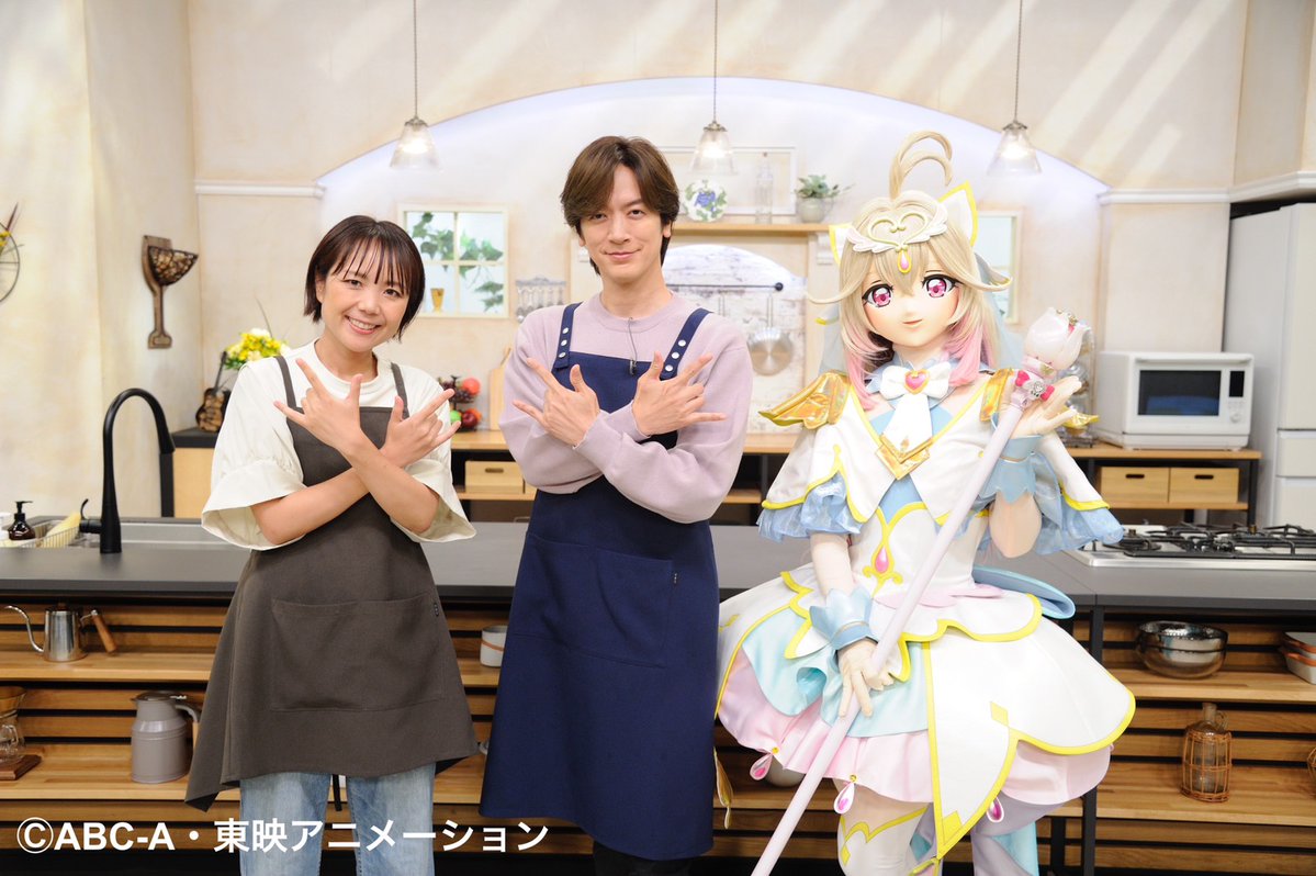 DAIGODaidokoro's tweet photo. お待たせしました‼️
今日のゲストは #キュアアルカナ さん！
（#名探偵プリキュア）

さてクイズです✨
４枚の画像のうち、どれが実写で、どれがAI合成でしょうか？

答えは午後１時３０分〜
ABCテレビ #DAIGOも台所 をご覧ください！

今日は #山本ゆり さんとフレンチトースト！
リアタイでどうぞ‼️ https://t.co/xbHSbHF5Yk