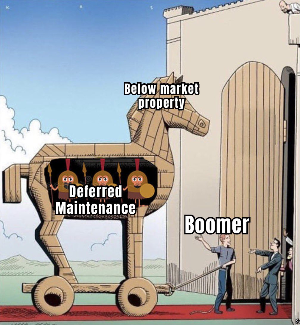 JustAFamilyMan_'s tweet photo. Tell me about it, I am currently handling a multiunit that has a ton of deferred maintenance that the previous Boomer landlord neglected. https://t.co/AQGzFVsRU0
