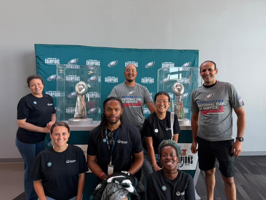 PhillyShipyard's tweet photo. Last week, HPSI’s Culture Council joined the Philadelphia Eagles for their annual 9/11 Day of Service. Alongside volunteers from across the region, we helped Philabundance reach its goal of 1 million packed meals! #HPSI #September11 #Philabundance #Eagles https://t.co/ZdFjCib2yW
