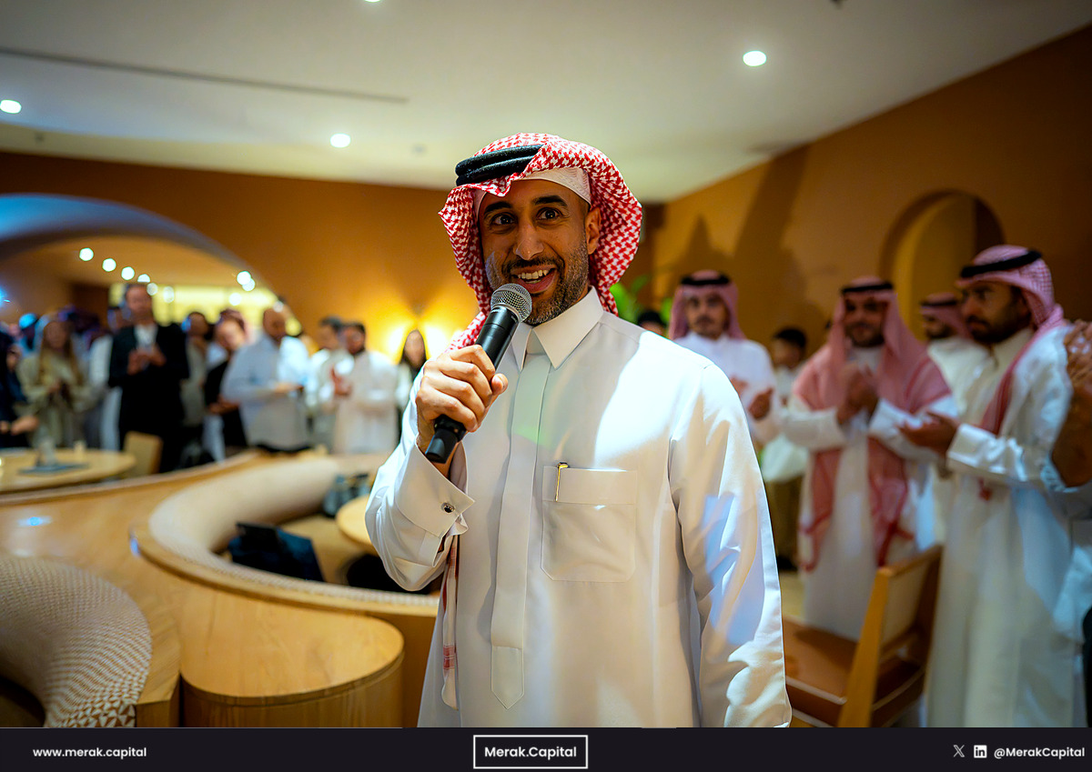MerakCapital's tweet photo. During LEAP, @MerakCapital  hosted the Merak Networking Evening in Riyadh, bringing together founders, investors, partners, colleagues, and friends of the firm from across our network. Our thanks to everyone who joined us. 

 بالتزامن مع Leap، استضافت ميراك كابيتال أمسية ميراك للتواصل في الرياض، جمعت المؤسسين والمستثمرين والشركاء والزملاء وأصدقاء الشركة من شبكتنا. شكرنا لكل من شاركنا الأمسية. #MerakCapital #LEAP26 #Riyadh