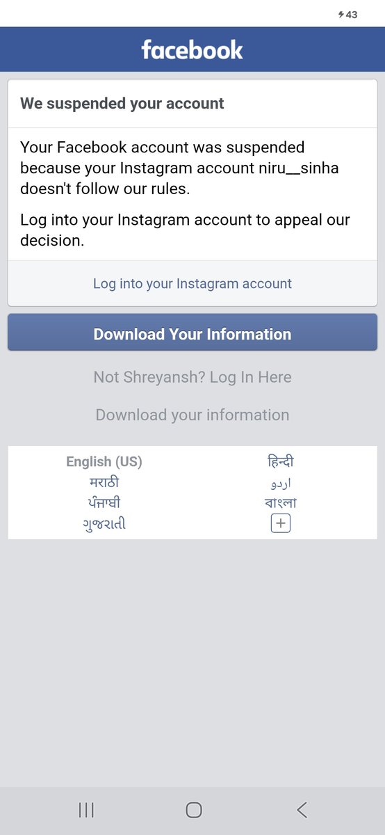 Dharmen1647302's tweet photo. @MetaNewsroom @facebook 
Dear Meta Support Team,

I am writing to request a review of my suspended Facebook account.
My Facebook account has been suspended, and I believe this may have happened by mistake. I respectfully request you to review my account and check the reason for https://t.co/chk4pKJ6qU