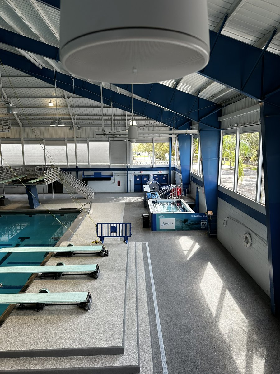 BosePro's tweet photo. High ceilings. Hard surfaces. Nonstop noise. Aquatic venues are brutal on acoustics. At Rosen Aquatic Center, @BosePro built sound design around real-world testing &amp; acoustic modeling. Clear audio, safer events. 
🔗  https://t.co/8GkhzrQSM2 
#AVIntegration https://t.co/dumgBtSAgl