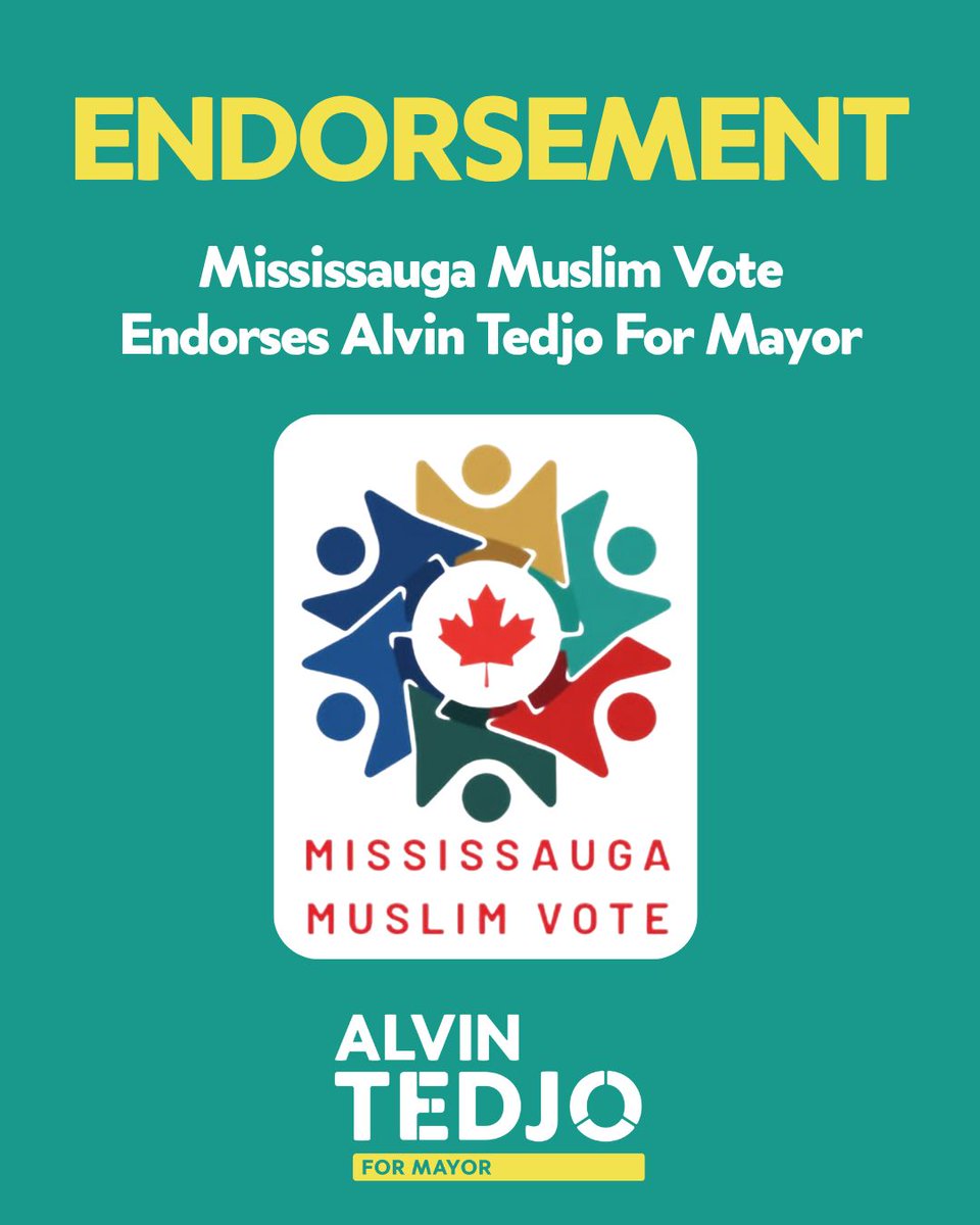 AlvinTedjo's tweet photo. I am incredibly grateful to Mississauga Muslim Vote and the members of our muslim community for placing their trust in our campaign. 

Our Muslim community is an essential part of our city. 

My commitment is to make sure every resident has a meaningful voice at City Hall. https://t.co/ii0QkkLvlM