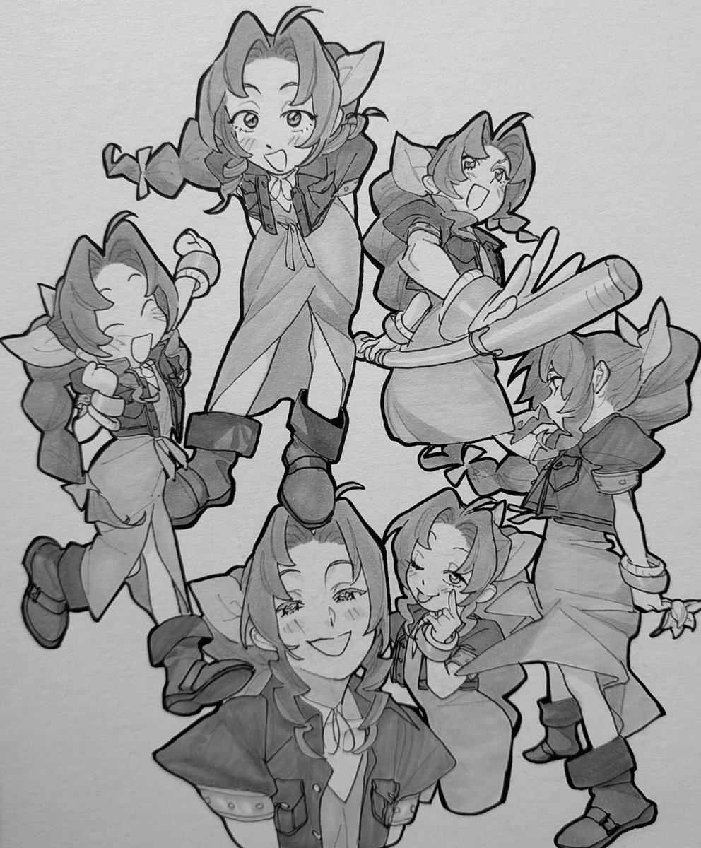 samipekoe's tweet photo. comm. my good friend aerith https://t.co/Pxh56mk44H