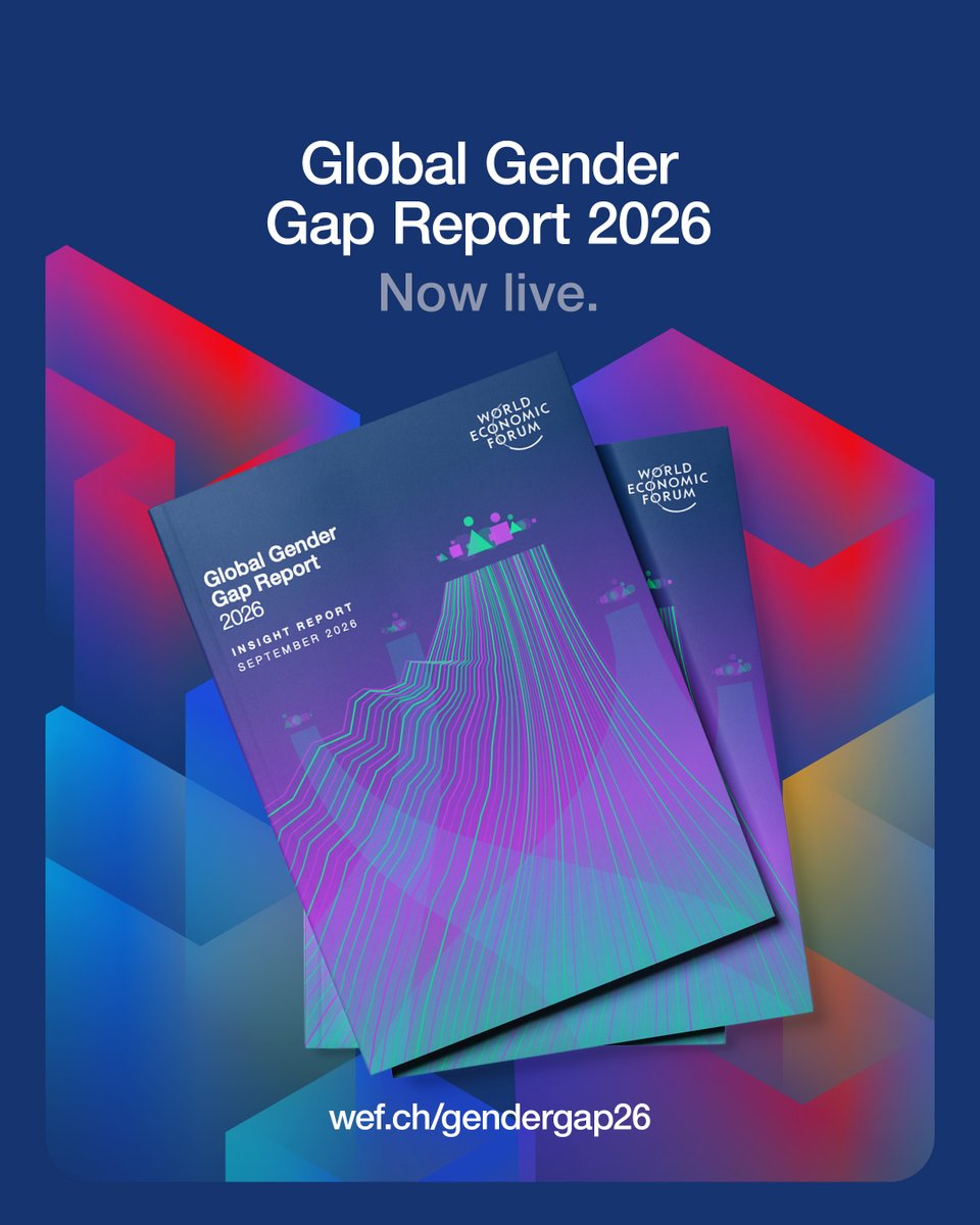 wef's tweet photo. As the Global Gender Gap Report marks its 20th anniversary, what does two decades of data tell us about the progress still needed to achieve #gender parity?

Read the latest report here: https://t.co/3KlNcsc7Yh

#gendergap26 #SDIM26 https://t.co/vujwzgxrAw