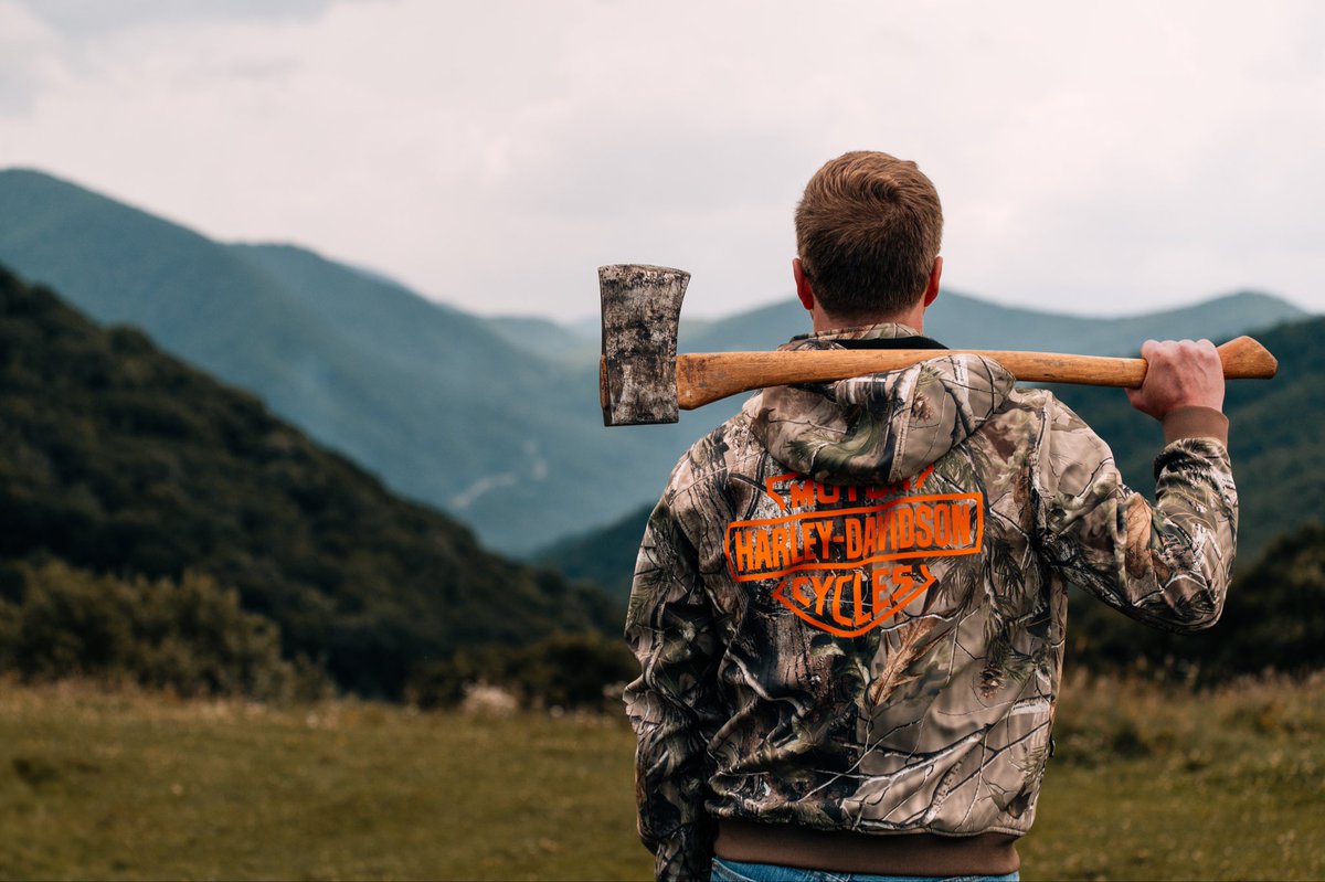 SoundHarley's tweet photo. Blend in or stand out, on the road and off it.

The new line from @harleydavidson x Realtree is available now. Come on in to Sound Harley-Davidson to check it out in person. https://t.co/obKmKzb78a