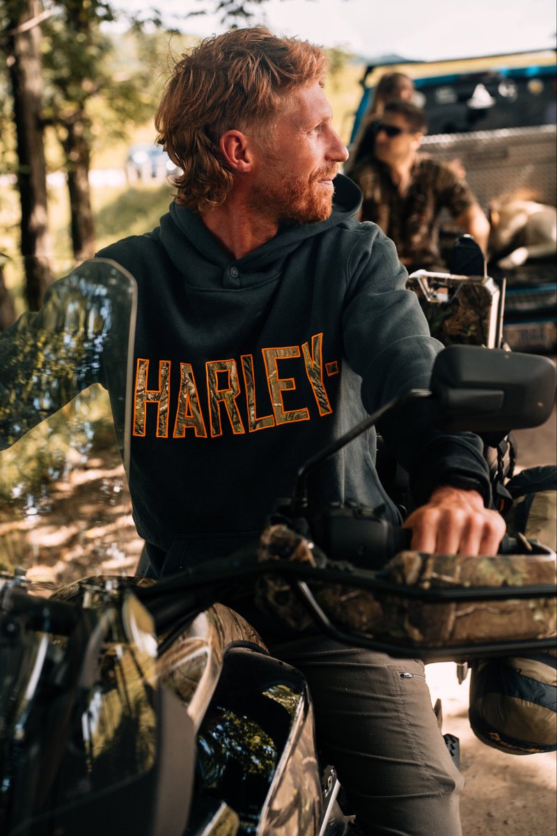 SoundHarley's tweet photo. Blend in or stand out, on the road and off it.

The new line from @harleydavidson x Realtree is available now. Come on in to Sound Harley-Davidson to check it out in person. https://t.co/obKmKzb78a