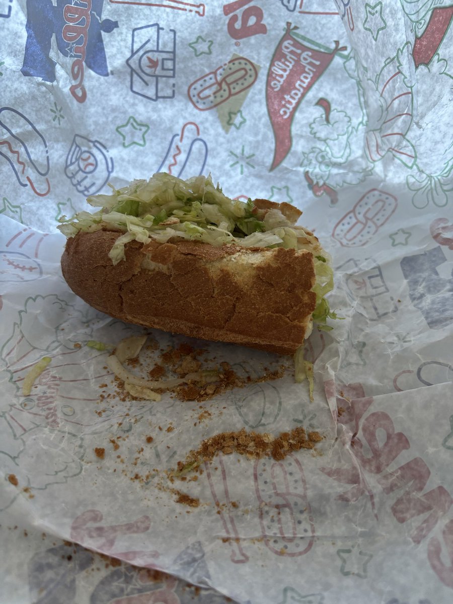 fisherman1977's tweet photo. @Wawa I stopped on my way to work to and pick up a hoagie for lunch. When I opened in it to eat what I found was a hard as a rock inedible excuse for a hoagie. Your quality has been plummeting for years and this is the worst I’ve seen so far! @wawa isn’t what it was! https://t.co/WfKd79Y24n