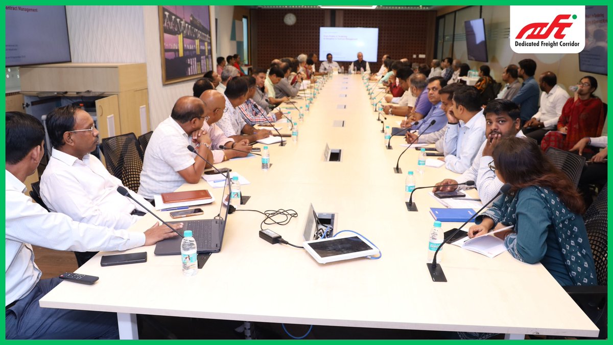 dfccil_india's tweet photo. Sh. Ajit Kumar Mishra, Director (Works), IRCON International Ltd., conducted an insightful session on “Public Procurement” as part of #DFCCIL’s Three-Month Vigilance Awareness Campaign 2026 on 16th September 2026.

The session was attended by Sh. Praveen Kumar, MD/DFCCIL; Sh. Parmod Kumar, CVO, along with other senior officials.

The session provided valuable insights into key aspects of public procurement, strengthening transparency, efficiency, accountability and integrity in procurement processes.

#DFCCIL #VigilanceAwarenessCampaign2026 #PublicProcurement #VigilanceAwareness #Transparency #Integrity