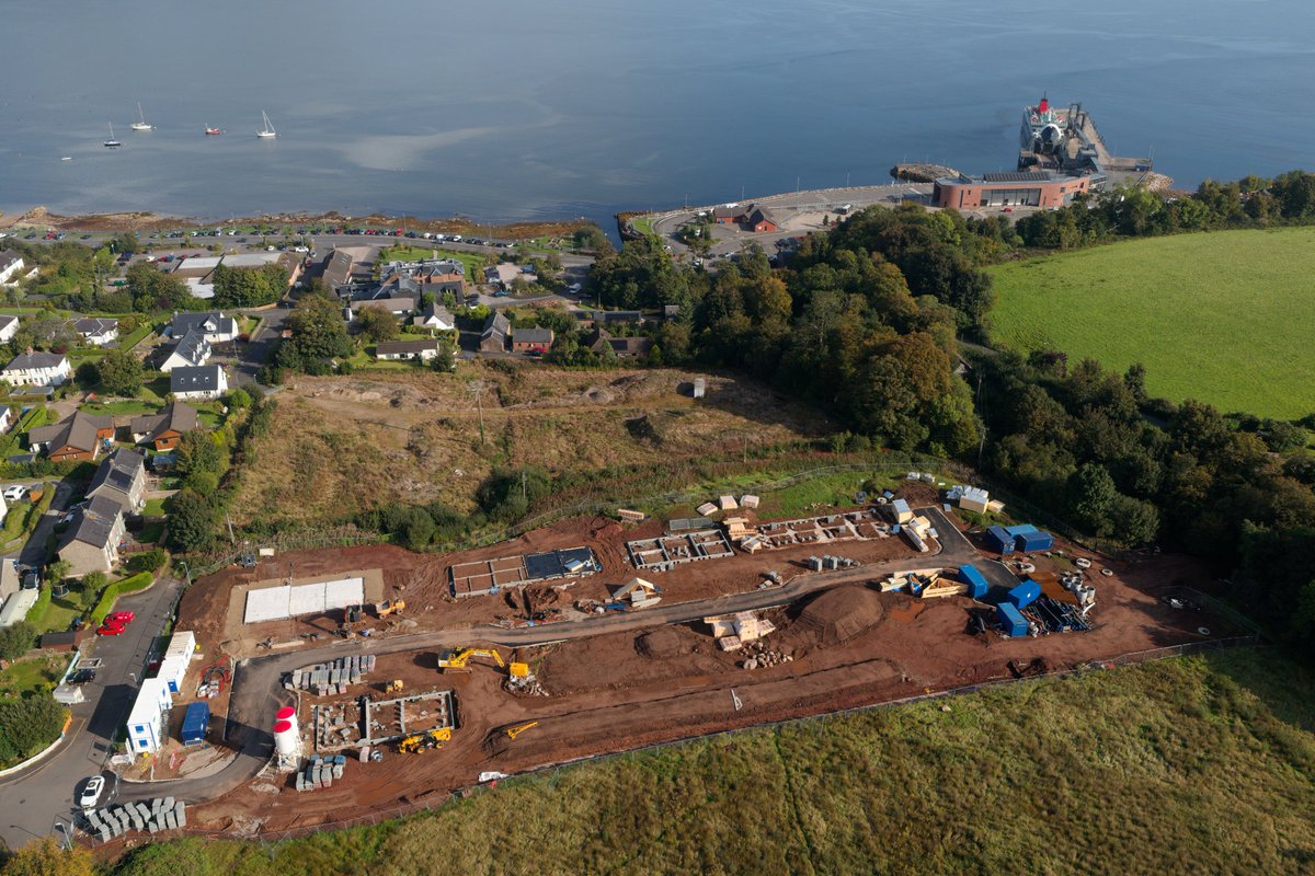TheJRGroup95's tweet photo. Some progress at our Springbank site on the idyllic Isle of Arran. We're delighted with the progress and look forward to the timber kits being in place soon!

#JRGroup #Construction #BuiltDifferent #Arran https://t.co/tldewqD5Nu