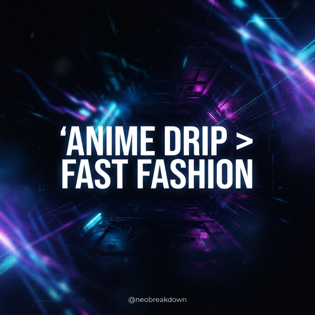 ClintMevis's tweet photo. Anime style beats fast fashion. The best style inspiration still comes from anime, not the mall. Which series has the strongest aesthetic right now? https://t.co/agvsgKqGLI