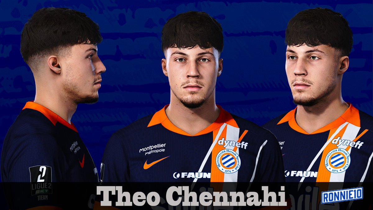 RonnieFacemaker's tweet photo. Theo Chennahi 🇫🇷 - Montpellier 🇫🇷

Download here: https://t.co/2r1kBfb2fV
Visit my shop: https://t.co/jLrJ27Cs4R

#eFootball #eFootball2025 #pes21 #PES2021 #pes2020 #efootball2021 #Ligue2 #ligue2bkt #FL26 #FL27 #FootballLife27 #montpellier #theochennahi https://t.co/EFmMBJin5R